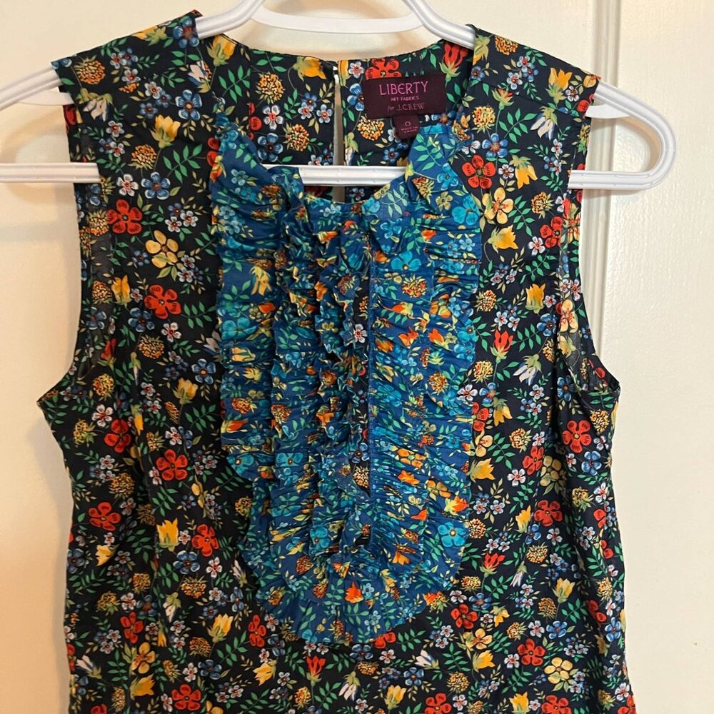J Crew Ruffled Tank Top